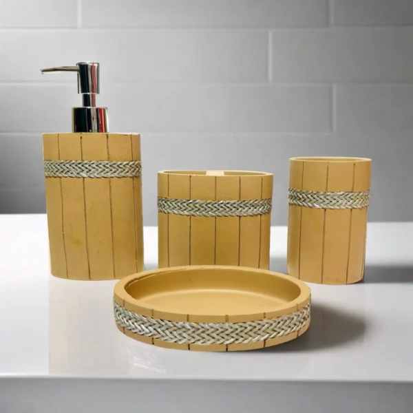 Brown Luxe Bathroom Set